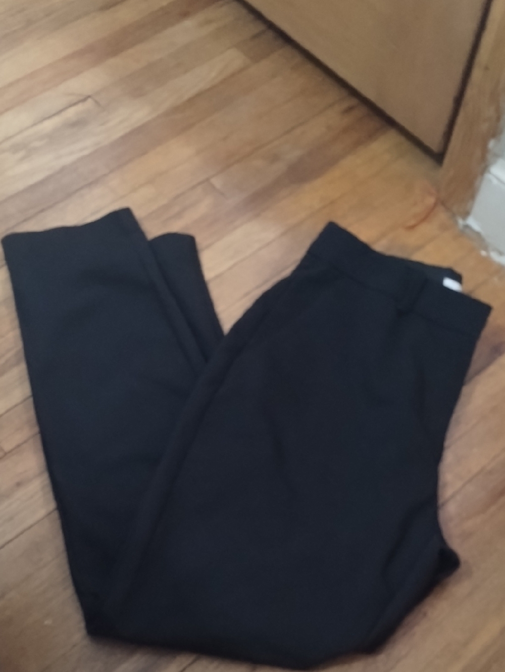 H&M Black Straight Leg Pants